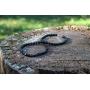 Karelian Heritage Shungite Stone Beaded Necklace Jewelry, Root Chakra Balancing