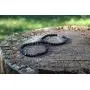 Karelian Heritage Shungite Stone Beaded Necklace Jewelry, Root Chakra Balancing Karelian Heritage Shungite Stone Beaded Necklace Jewelry, Root Chakra Balancing