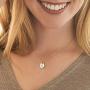 Turandoss Letter Initial Necklaces for Women - 14K Gold Filled Disc Letter Pendant Initial Necklace, Delicate Tiny Initial Necklace for Girls Teens Baby, Best Initial Necklace Gifts for Women