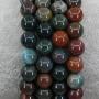 Amandastone Natural Gem Semi Precious Gemstone 8mm Ball Beads Stretch Bracelet 7 Inch