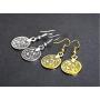 MIXIA Dancing Gypsy Jewelry Ethnic Coin Bib Necklace Drop Earring 2 Pcs Jewelry Set Women Exotic Bohemian Accessories