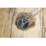 XUANPAI Unisex Stainless Steel Leviathan Cross Pendant Brimstone Symbol Jewellery Stainless Steel Church of Satan Necklace