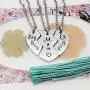 RAMESON Family Jewelry Gift Big Middle Sister Little Sis Mom Set of 3 Sisters Charm Jewelry Pendant Puzzles Necklace for Women Mother Sisters Daughter Gifts RAMESON Family Jewelry Gift Big Middle Sister Little Sis Mom Set of 3 Sisters Charm Jewelry Pendant Puzzles Necklace for Women Mother Sisters Daughter Gifts