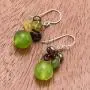 NOVICA Multi-gem Dyed Cultured Freshwater Pearl .925 Sterling Silver Cluster Earrings, Freshness NOVICA Multi-gem Dyed Cultured Freshwater Pearl .925 Sterling Silver Cluster Earrings, Freshness