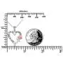 DAOCHONG S925 Sterling Silver Sisters are Flowers from The Same Garden Pendant Necklace or Bangle for Women Sisters Friend