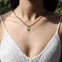 Sakytal Felix Felicis Necklace Liquid Luck Potion Bottle Necklace Movie Sweater Necklace Gift for Women and Teen Girls (Bronze)