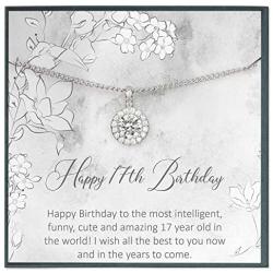 Grace of Pearl Gifts for 17 Year Old Girl Birthday Gifts for 17 Birthday Necklace for 17th Birthday Gifts for Seventeen Girl Birthday Jewelry Gifts for 17 yo Girl
