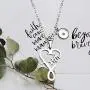 Mustard Seed Faith Love Heart Pendant Necklace Religious Jewelry Gift Mustard Seed Faith Love Heart Pendant Necklace Religious Jewelry Gift