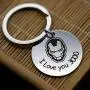 SNOWLIN I Love You 3000 Lettering Engraved Cuff Bangle Keychain Necklace Avengers Fan Avengers Endgame Gift for Dad Boyfriend Mother Girlfriend SNOWLIN I Love You 3000 Lettering Engraved Cuff Bangle Keychain Necklace Avengers Fan Avengers Endgame Gift for Dad Boyfriend Mother Girlfriend