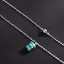 Gortin Choker Layer Necklace Boho Turquoise Pendant Necklaces Beads Chain Jewelry for Women and Girls (Silver) Gortin Choker Layer Necklace Boho Turquoise Pendant Necklaces Beads Chain Jewelry for Women and Girls (Silver)