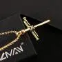 HZMAN Antique Nail Cross Stainless Steel Pendants Christian Necklace 22+2 Inch Chain HZMAN Antique Nail Cross Stainless Steel Pendants Christian Necklace 22+2 Inch Chain
