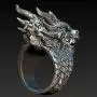 PikaLF Dragon Ring for Men, Vintage Dragon Head Ring, Retro Domineering Dragon Rings, Amulet Ring, Punk Animal Dragon Jewelry for Men Boys PikaLF Dragon Ring for Men, Vintage Dragon Head Ring, Retro Domineering Dragon Rings, Amulet Ring, Punk Animal Dragon Jewelry for Men Boys