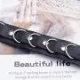 Victray Punk Choker Necklaces Black Leather Circle Necklace Chain Fashion Jewelry Accessories for Women and Girls Victray Punk Choker Necklaces Black Leather Circle Necklace Chain Fashion Jewelry Accessories for Women and Girls