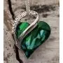 Leafael Infinity Love Heart Pendant Necklace Birthstone Crystal Jewelry Gifts for Women, Silver-tone, 18''+2'' Leafael Infinity Love Heart Pendant Necklace Birthstone Crystal Jewelry Gifts for Women, Silver-tone, 18''+2''