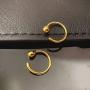 Silver Hoop Earrings, Small Huggie Open Hoop Earrings Cartilage Piercing Earrings for Women Girls