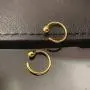 Silver Hoop Earrings, Small Huggie Open Hoop Earrings Cartilage Piercing Earrings for Women Girls