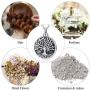 TRISHULA Tree of Life Cremation Locket Necklace for Memorial, Music Note Butterfly/Heart Rose 925 Sterling Silver Urn Jewelry Pendant,Keepsake Charm Pendant Jewelry for Women