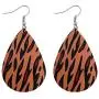 TIDOO Leather Earrings for Women Teardrop Lightweight Leaf Animal Print Summer Earring TIDOO Leather Earrings for Women Teardrop Lightweight Leaf Animal Print Summer Earring