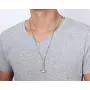 HUANIAN Mens Womens 18K Gold Plated Stainless Steel Industrial Hammer Necklace