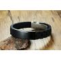XUANPAI Adjustable Silicone English Religous Scripture Quote Bible Cross Engraved Bracelet Inspiring Gift for Men Women
