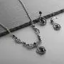 Mariell Jet Hematite Black Vintage Crystal Necklace & Earrings Jewelry Set for Prom, Bridal, Bridesmaids Mariell Jet Hematite Black Vintage Crystal Necklace & Earrings Jewelry Set for Prom, Bridal, Bridesmaids