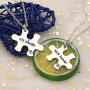 Couple Pendant Necklace Puzzles Valentine Birthday Gifts Boyfriend Girlfriend Jewelry Set 2pcs - His Always Her Forever