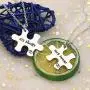 Couple Pendant Necklace Puzzles Valentine Birthday Gifts Boyfriend Girlfriend Jewelry Set 2pcs - His Always Her Forever