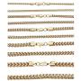 HarlemBling Mens Real Solid Franco Chain - 14k Gold Over Stainless Steel - 3mm 4mm 5mm 6mm 8mm - 18-30''