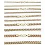 HarlemBling Mens Real Solid Franco Chain - 14k Gold Over Stainless Steel - 3mm 4mm 5mm 6mm 8mm - 18-30'' HarlemBling Mens Real Solid Franco Chain - 14k Gold Over Stainless Steel - 3mm 4mm 5mm 6mm 8mm - 18-30''