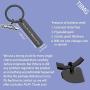 TIIMG Inspired Gift Carry On My Wayward Son Quote Keychain Father Gift Fans Gift