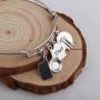 KUIYAI Chef Bracelet Chef Keychain Cooking Charms Bangle Culinary Graduation Gift