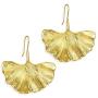 Fashion Ginkgo Leaf Drop Dangle Earrings Fall Maple Leaf Pendant Earrings for Girlfriend Wife Daughter Partner Jewelry