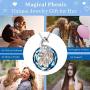 Phoenix Pendant Necklace for Women Sterling Silver Female Jewelry Gifts with Swarovski Crystal