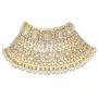 Aheli Ethnic Indian Traditional Bollywood Fashion Kundan Bridal Jewelry Set with Choker Earrings Maang Tikka Hathphool for Women