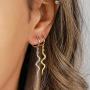 Snake Earrings for Women Gold Silver Snake Hoop Earrings Dangle Serpent Earrings Dainty Snake Jewelry