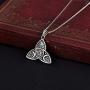 FJ Womens Hecate Necklace S925 Silver Wiccan Pagan Goddess Necklace Literary Jewelry