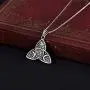 FJ Womens Hecate Necklace S925 Silver Wiccan Pagan Goddess Necklace Literary Jewelry FJ Womens Hecate Necklace S925 Silver Wiccan Pagan Goddess Necklace Literary Jewelry