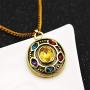 AceCraft Thanos Infinity Gauntlet Necklace Marvel Jewelry Toys Gifts for Boy/Girl/Son/Daughter