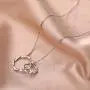 Sister Gifts from Sister - Sterling Silver Interlocking Infinity 2 Circles Necklace for Sisters, Birthday Jewelry Friendship Gifts Sister Gifts from Sister - Sterling Silver Interlocking Infinity 2 Circles Necklace for Sisters, Birthday Jewelry Friendship Gifts