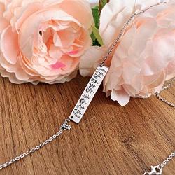 ROMANTIC WORK S925 Sterling Silver Wildflower Nature Necklace Wildflowers Jewelry Gifts for Women Girls Birthday