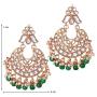 Aheli Indian Bollywood Designer Kundan with Beaded Chandbali Earrings Fashion Jewelry for Women