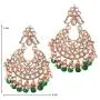 Aheli Indian Bollywood Designer Kundan with Beaded Chandbali Earrings Fashion Jewelry for Women Aheli Indian Bollywood Designer Kundan with Beaded Chandbali Earrings Fashion Jewelry for Women