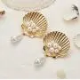 Cathercing Bohemian Fashion Alloy Peals Scallop Earrings for Women and Girls Vintage Charm Handmade Adjustable Chic Jewelry On Summer Beach(gold) Cathercing Bohemian Fashion Alloy Peals Scallop Earrings for Women and Girls Vintage Charm Handmade Adjustable Chic Jewelry On Summer Beach(gold)