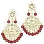 Aheli Faux Kundan Necklace Earrings Maang Tikka Set Indian Ethnic Wedding Fashion Jewelry Set for Women Aheli Faux Kundan Necklace Earrings Maang Tikka Set Indian Ethnic Wedding Fashion Jewelry Set for Women