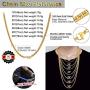 ChainsHouse Miami Cuban Link Chain 6MM-14MM Chunky Stainless Steel/18K Gold Plated Curb Necklace Jewelry for Mens Boys Womens 18-30'', Send Gift Box
