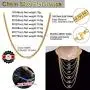 ChainsHouse Miami Cuban Link Chain 6MM-14MM Chunky Stainless Steel/18K Gold Plated Curb Necklace Jewelry for Mens Boys Womens 18-30'', Send Gift Box