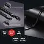 ChainsPro 3/4/6/9/12mm Box/Cuban Link Chain Necklace,14/18/22/24/26/28/30 inch, 316L Stainless Steel/18K Gold Plated/Black -Send Gift Box