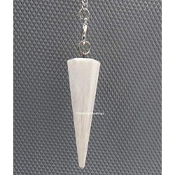 Amazing Gemstone Crystal Pendulum for Divination - Dowsing Pendulum Necklace with Chakra Chain and Crystal Ball for Reiki Healing and Crystal Grid Meditation