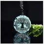 Orgone Pendant Necklace Round Tree of Life Chakra Healing Crystals Stones Necklace Healing Jewelry Men Women Orgone Pendant Necklace Round Tree of Life Chakra Healing Crystals Stones Necklace Healing Jewelry Men Women