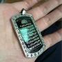 ZKDC AYATUL KURSI 60 cm Chain Stainless Steel Necklace Islam Muslim Quran Jewelry